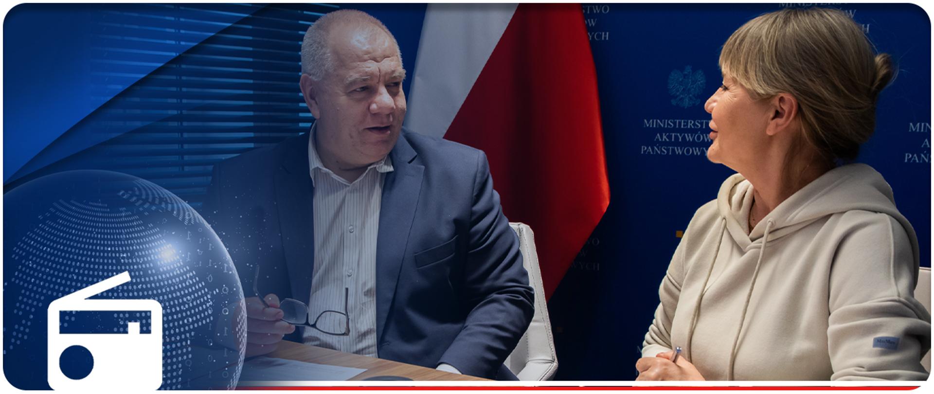 Rozmowa Jacka Sasina z redaktor Raczyńską, Polskie Radio