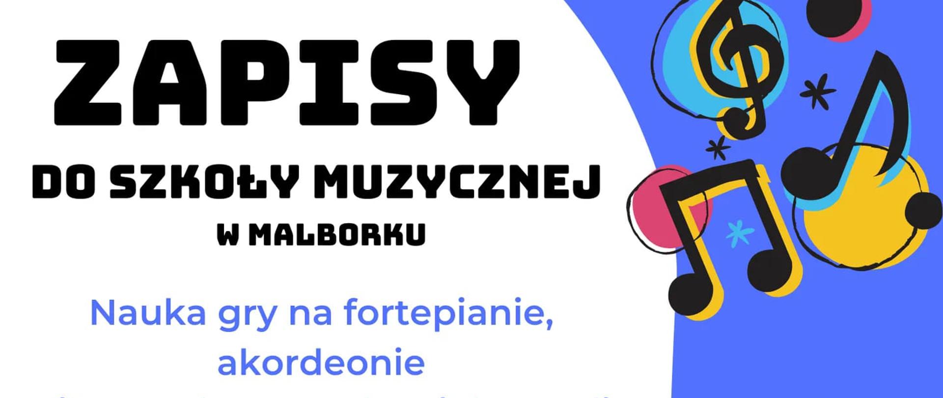 Plakat rekrutacyjny na rok szkolny 2022/23