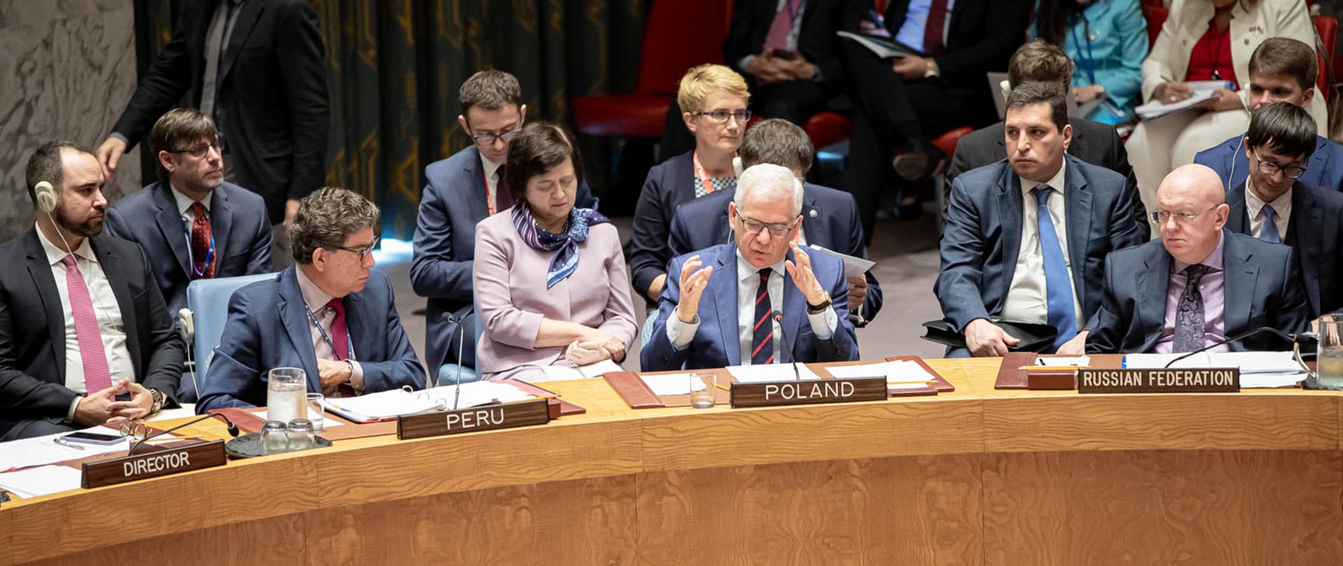 Na Radzie Bezpieczeństwa ONZ o współpracy z Ligą Państw Arabskich