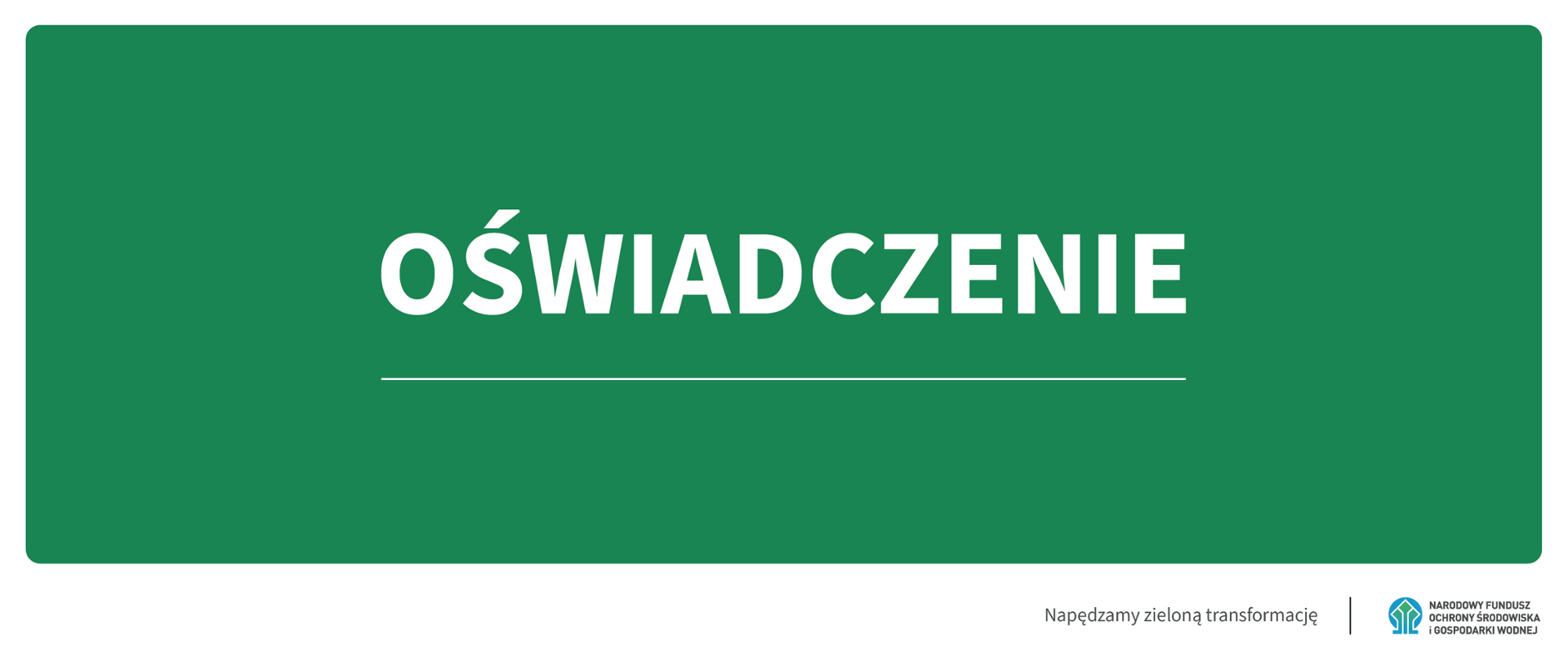 Oświadczenie