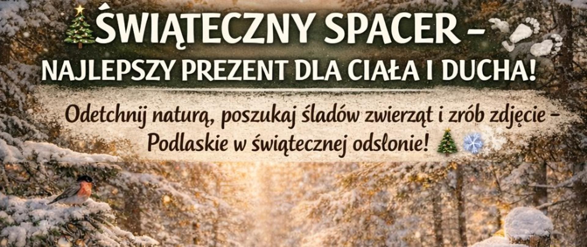 ŚWIĄTECZNY SPACER – NAJLEPSZY PREZENT DLA CIAŁA I DUCHA