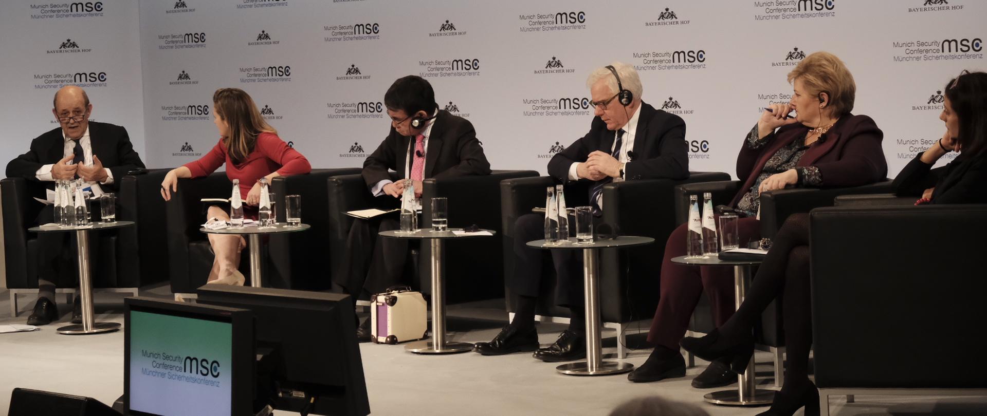 Udział ministra J. Czaputowicza w Monachijskieij Konferencji Bezpieczeństwa