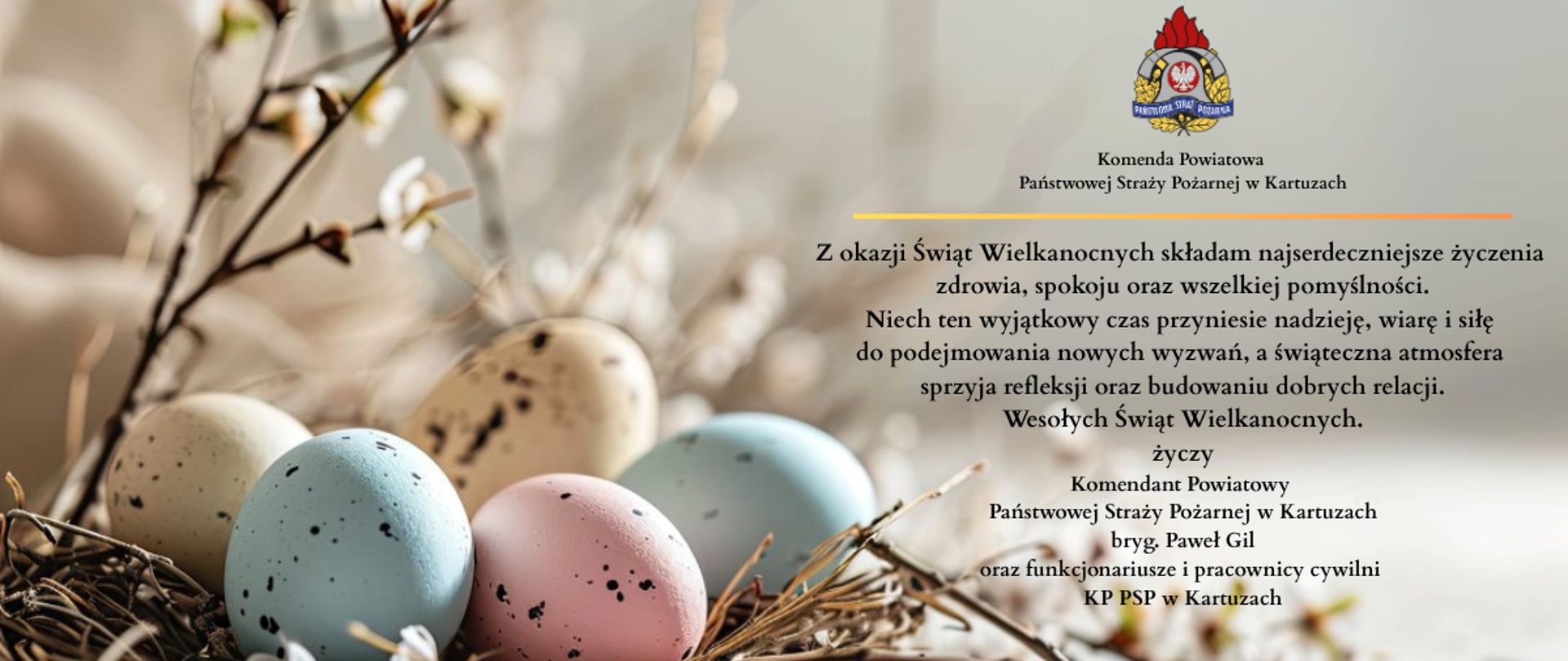 Życzenia z okazji Świąt Wielkanocnych