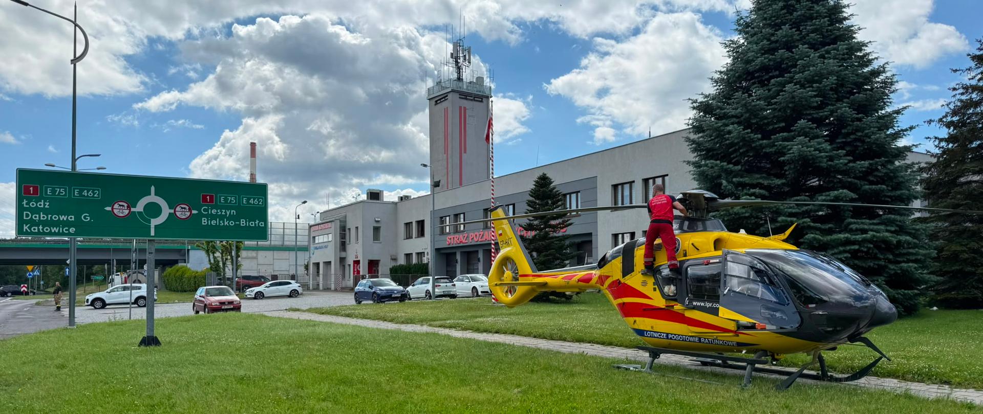 Lądowanie LPR - NZK u 7. miesięcznego dziecka.