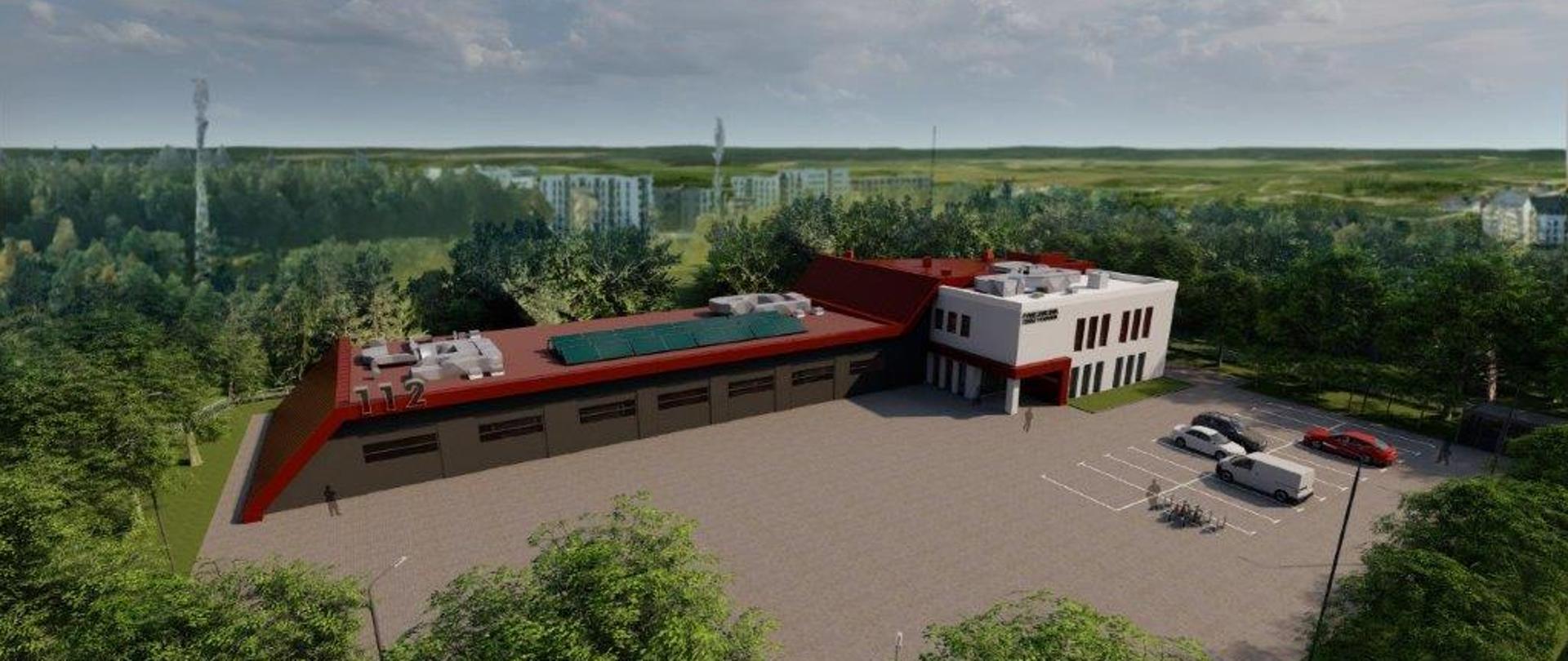 Grafika z nową inwestycją JRG