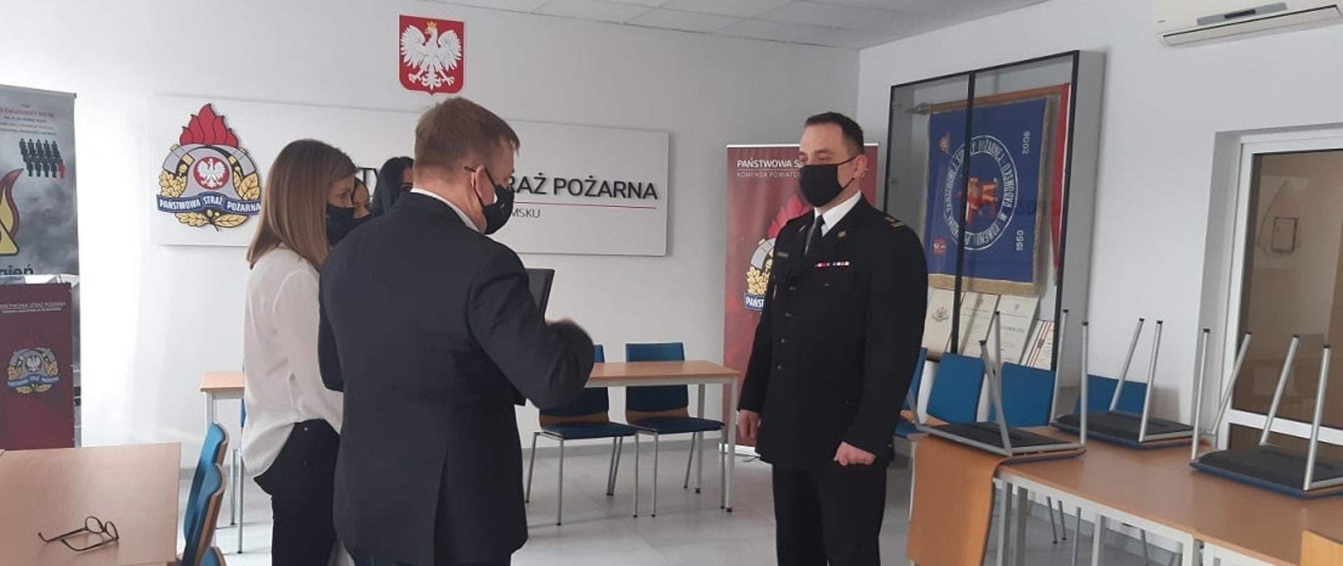 Oficjalne podziękowania radomszczańskim strażakom 