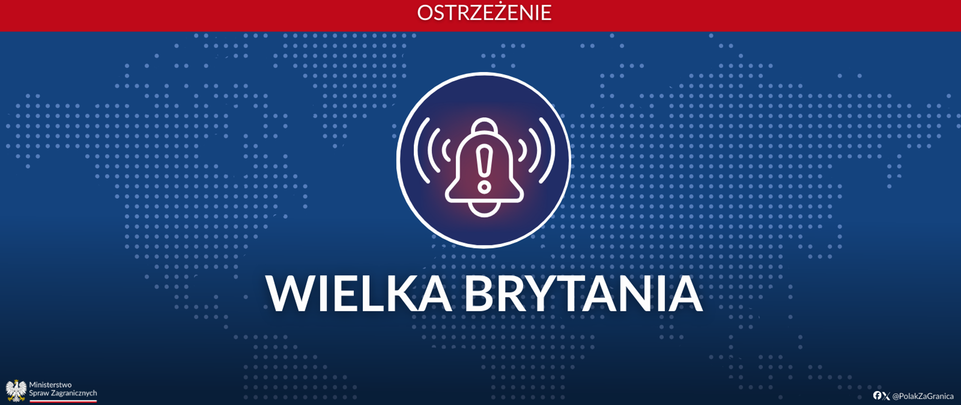 Ostrzeżenie Wielka Brytania