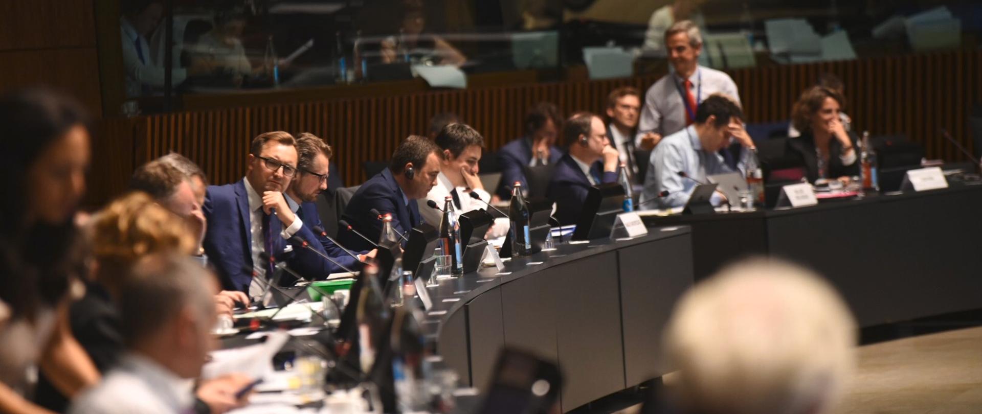 Wiceminister Sławomir Mazurek podczas posiedzenia Rady UE ds. Środowiska