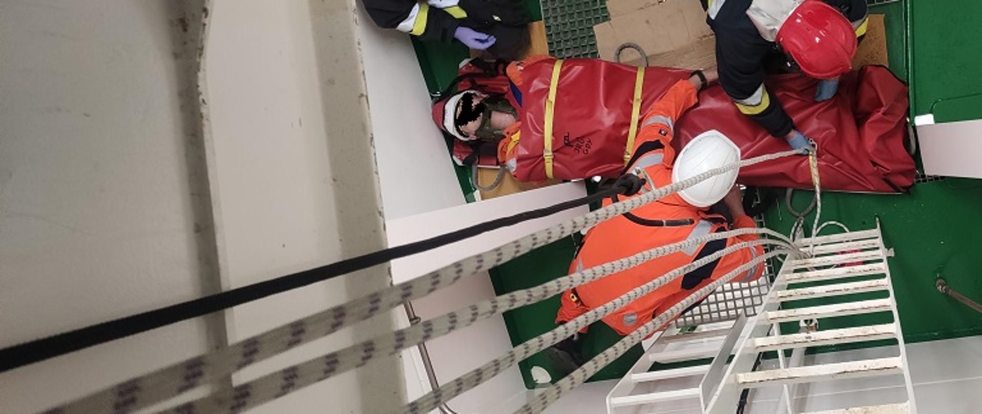 Wypadek pracownika na promie 29.06.2020