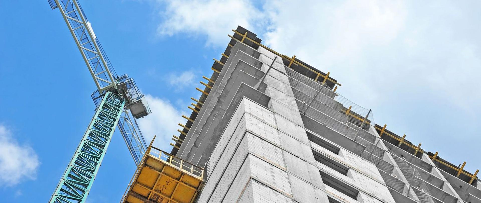 Rusza rekordowa edycja programu SBC. Na zdjęciu budowa budynku wielorodzinnego