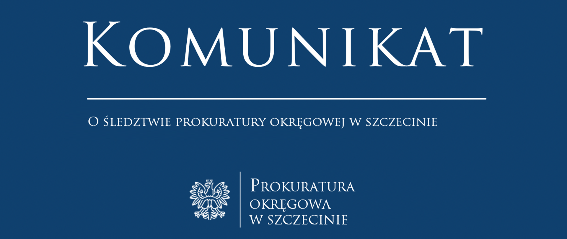 komunikat o śledztwie PO Szczecin