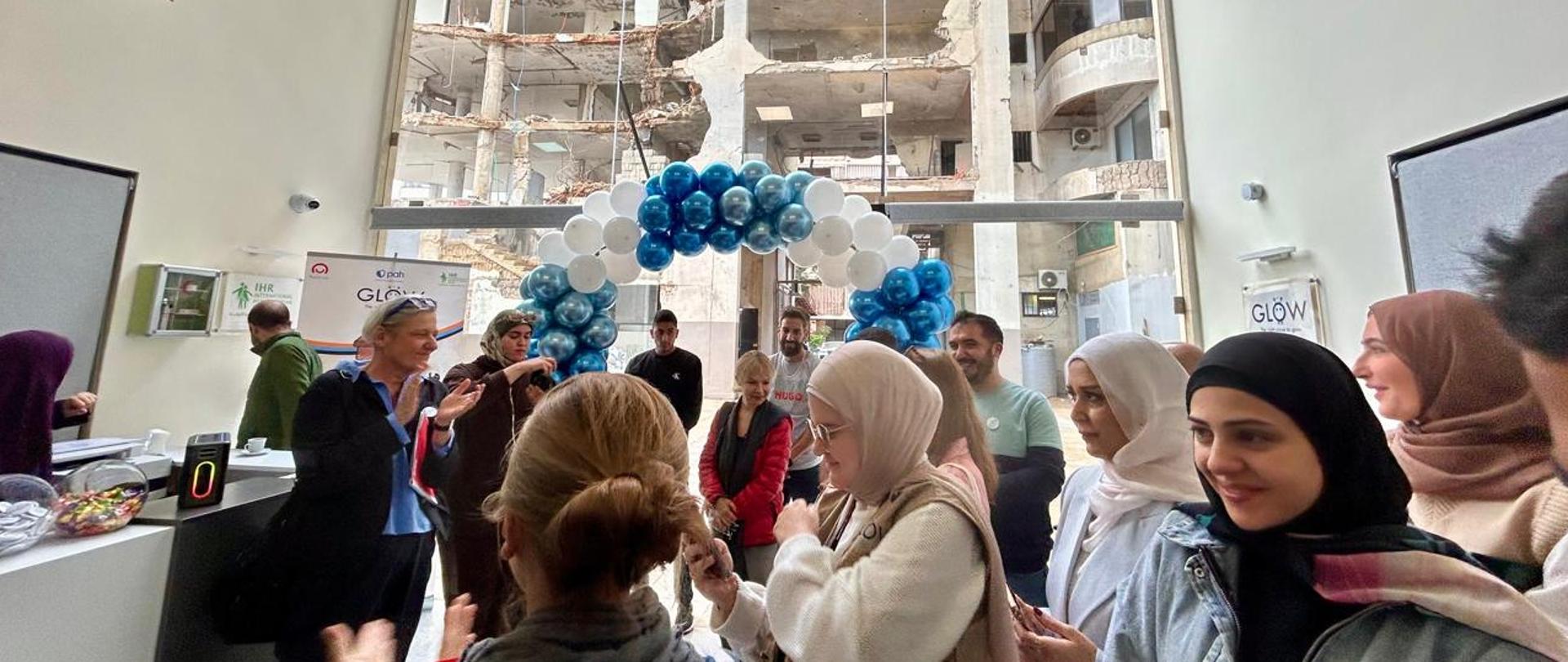Uroczystość otwarcia Centrum GLOW w Bejrucie