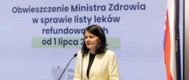 Na zdj. wiceminister zdrowia Katarzyna Kacperczyk.