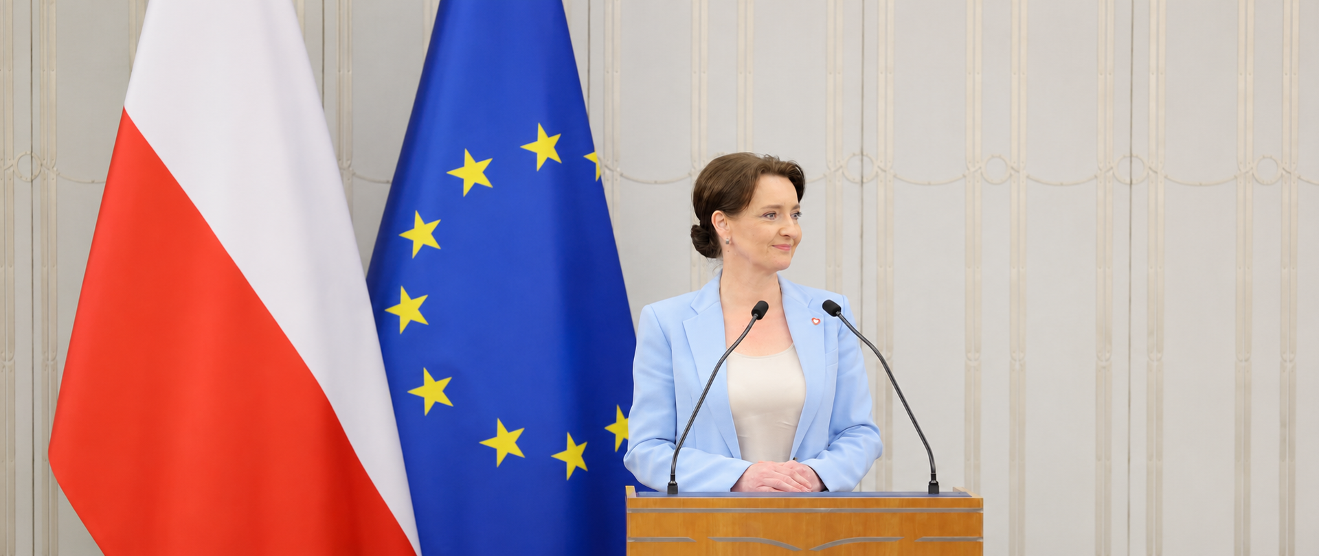 Minister Marzena Okła-Drewnownicz podczas 61. posiedzenia Senatu XI kadencji 24 czerwca 2026 r.
