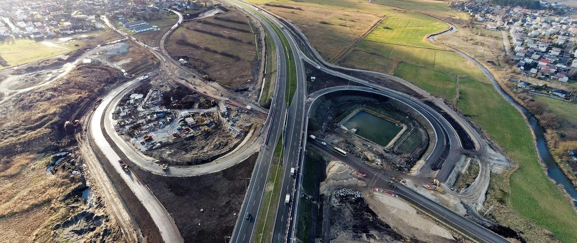 S5 węzeł Rynarzewo, grudzień 2021