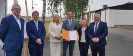 Wiceminister infrastruktury Rafał Weber uczestniczył w podpisaniu umowy na prace przygotowawcze dla budowy obwodnicy Międzyborza w ciągu drogi krajowej nr 25