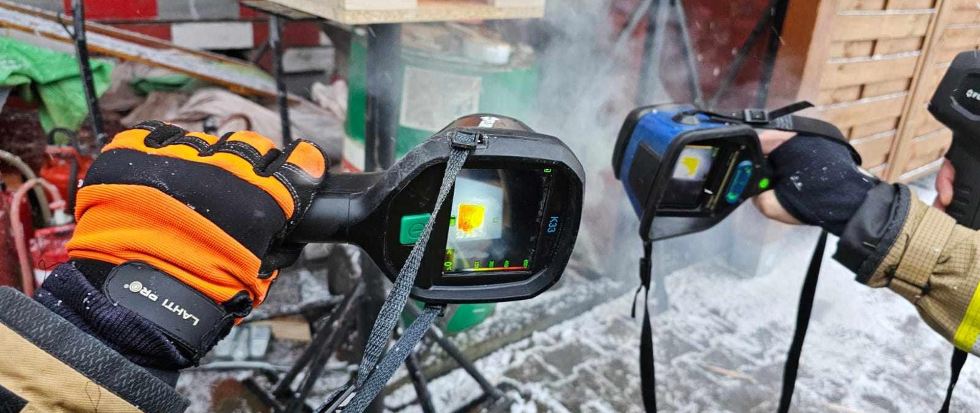 Szkolenie z zakresu termowizji w działaniach straży pożarnej. 