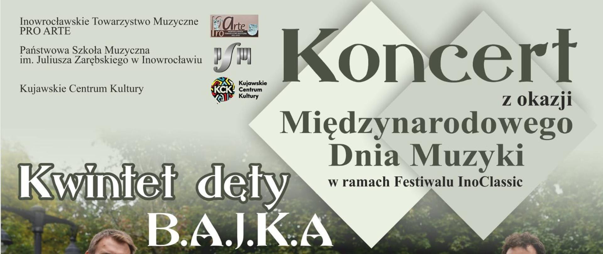 Koncert z okazji Międzynarodowego dnia muzyki 2025 plakat