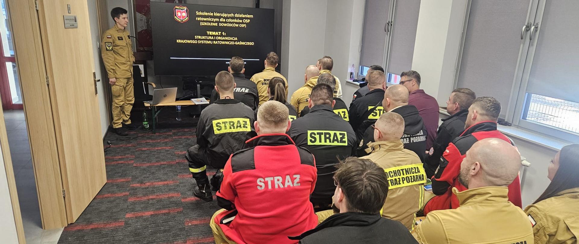 Szkolenie Kierującego Działaniem Ratowniczym Dla Strażaka Ratownika Ochotniczych Straży Pożarnych (Dowódcy OSP)