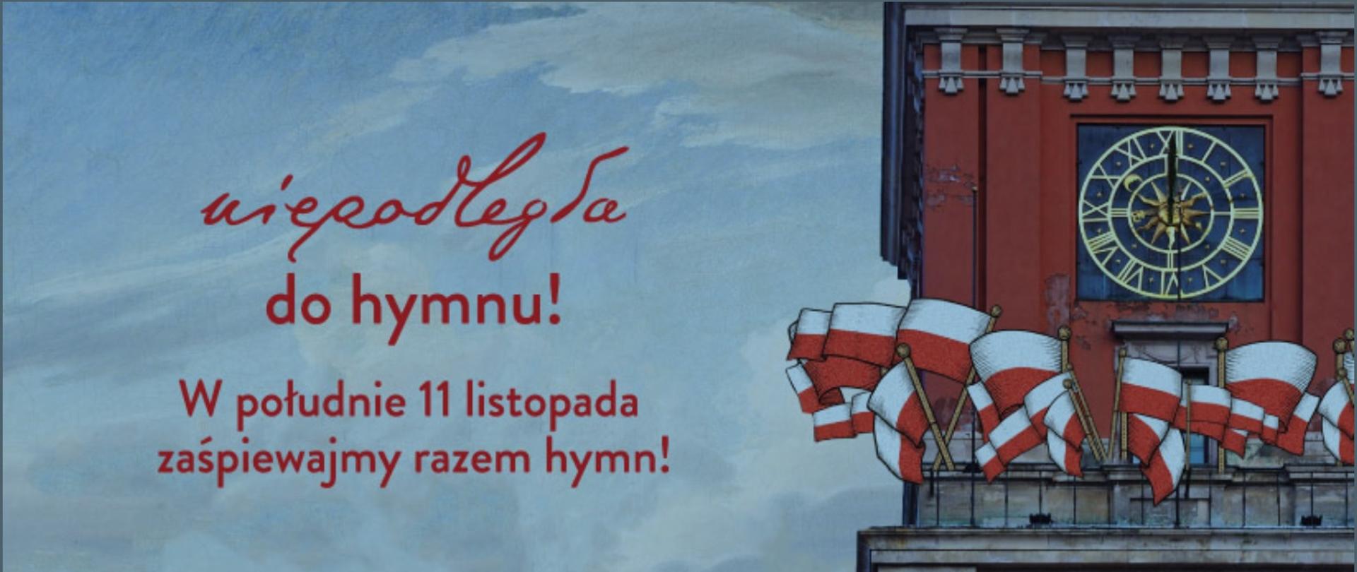 Logo akcji "Niepodległa do hymnu" 