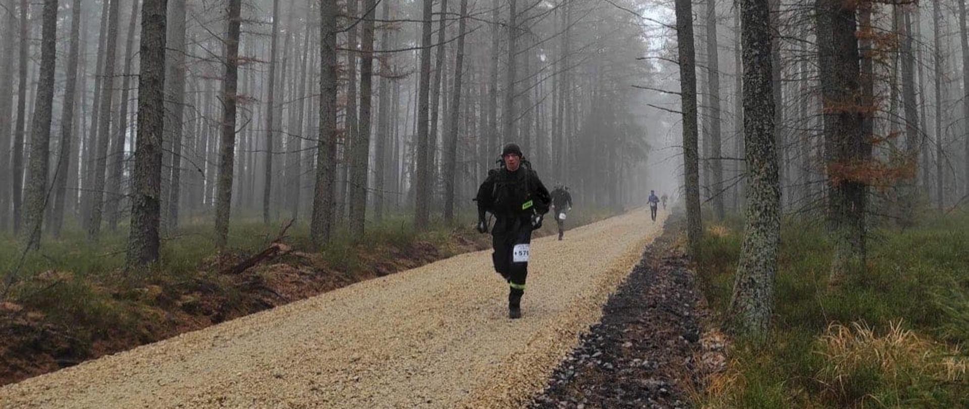 Strażak z Rybnika najlepszy wśród strażaków na trasie Maratonu Komandosa 