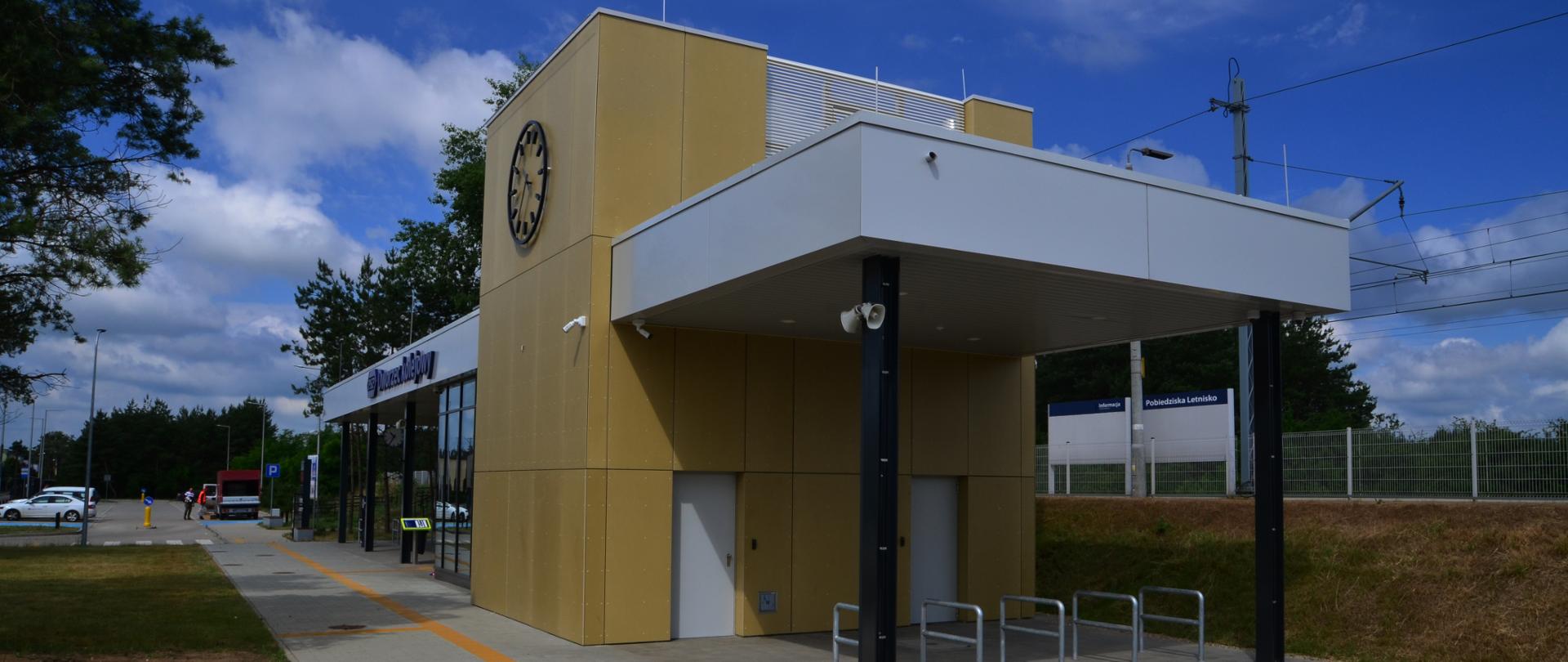 Nowy dworzec kolejowy w Pobiedziskach Letnisku