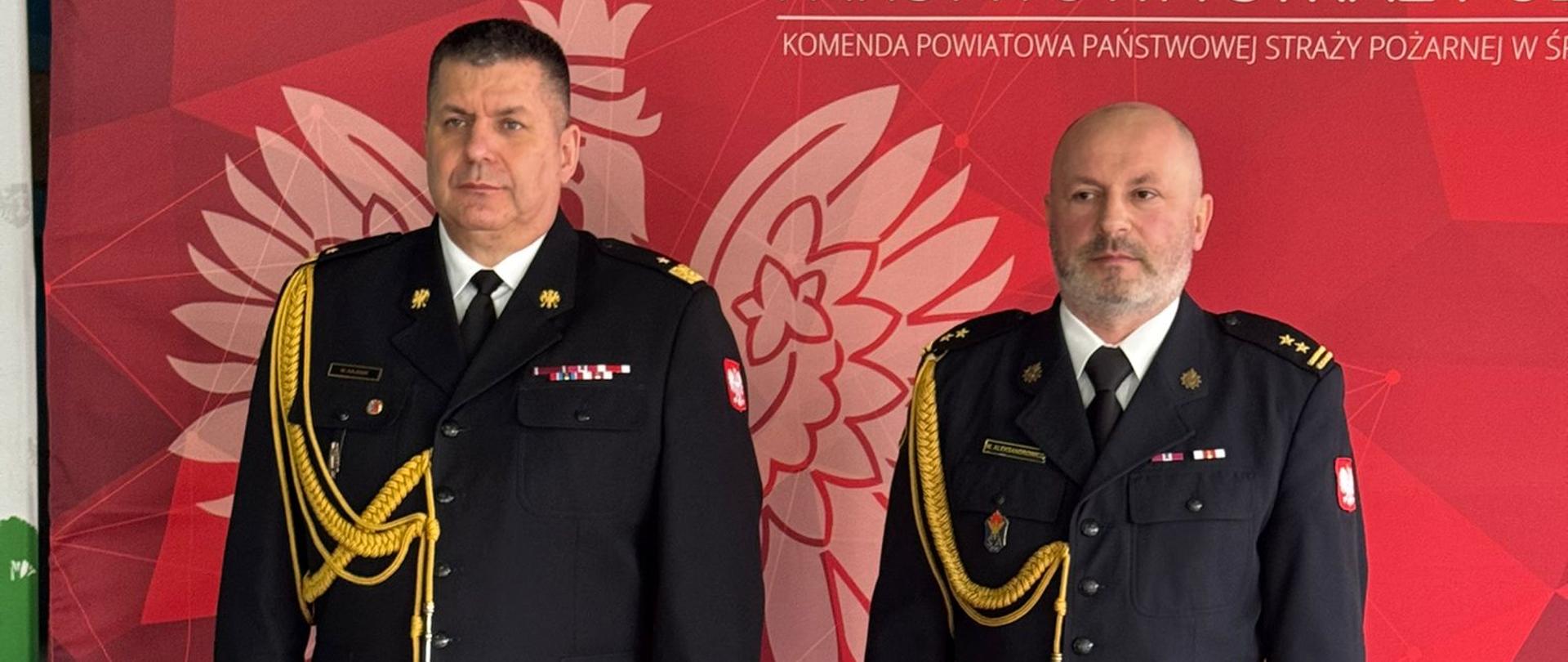 Uroczysta zbiórka w Komendzie Powiatowej PSP w Środzie Śląskiej