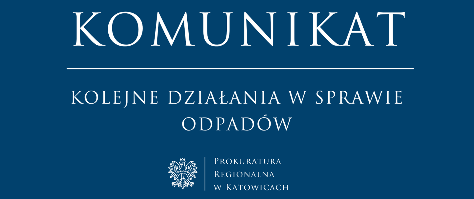 Kolejne działania w sprawie odpadów