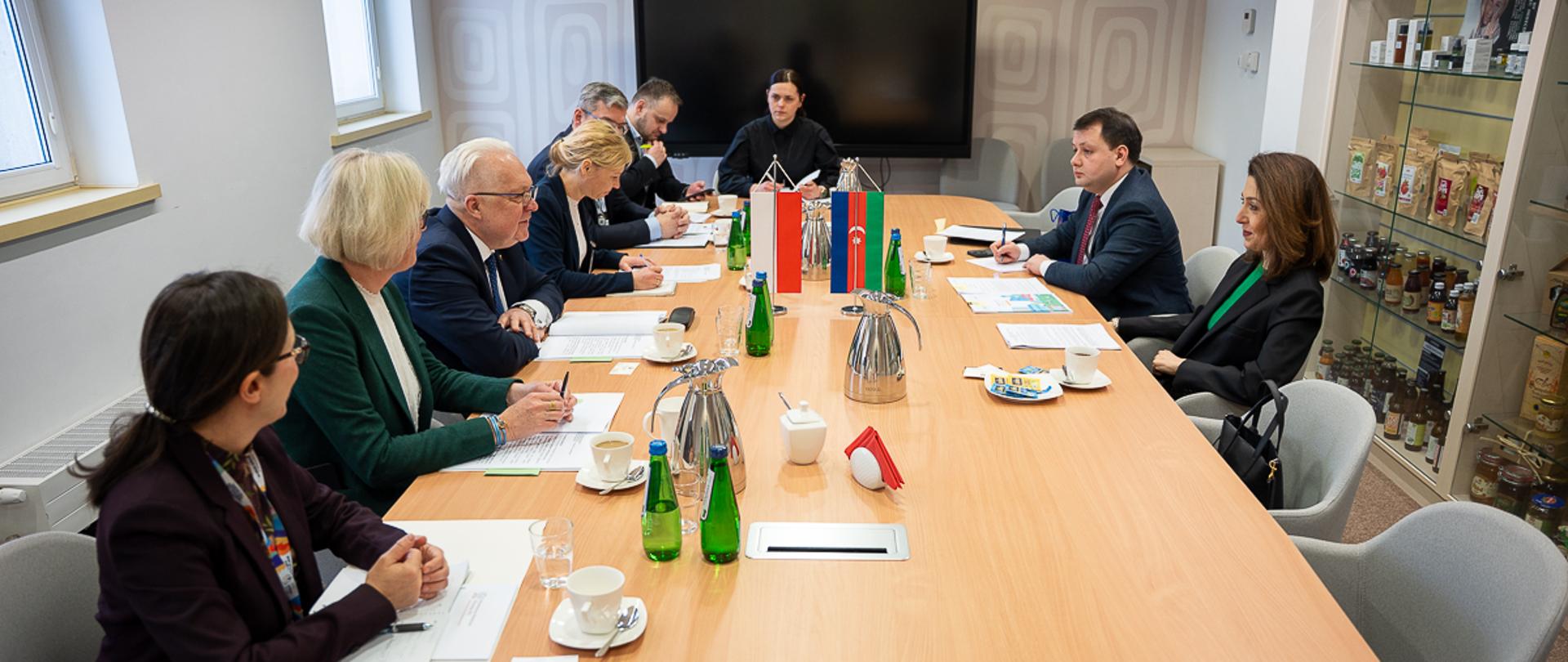 Rozmowy polsko-azerbejdżańskie w MRiRW (fot. MRiRW)