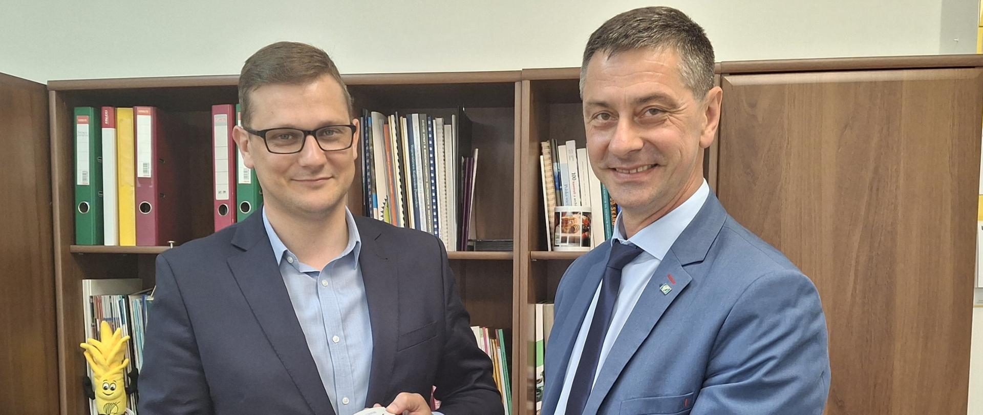 Wizyta Wojewody Kujawsko – Pomorskiego - Wojewoda z Wojewódzkim Inspektorem 