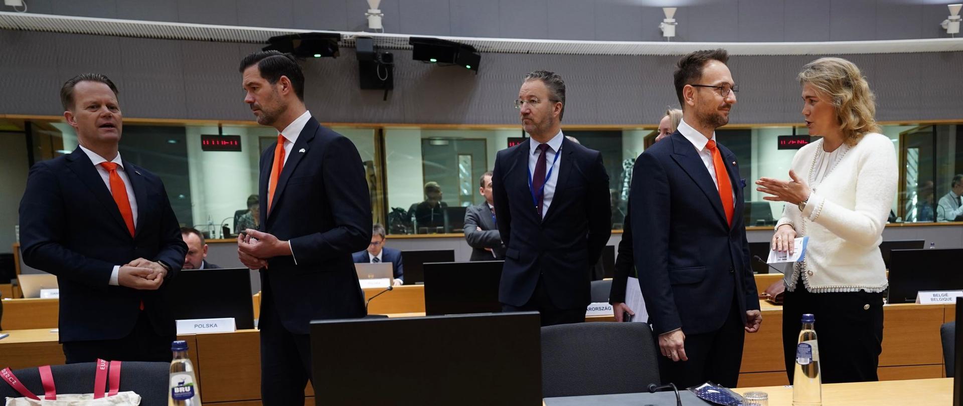 Minister Waldemar Buda podczas posiedzenia Rady UE ds. Zagranicznych w formacie handel 