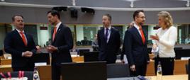 Minister Waldemar Buda podczas posiedzenia Rady UE ds. Zagranicznych w formacie handel 