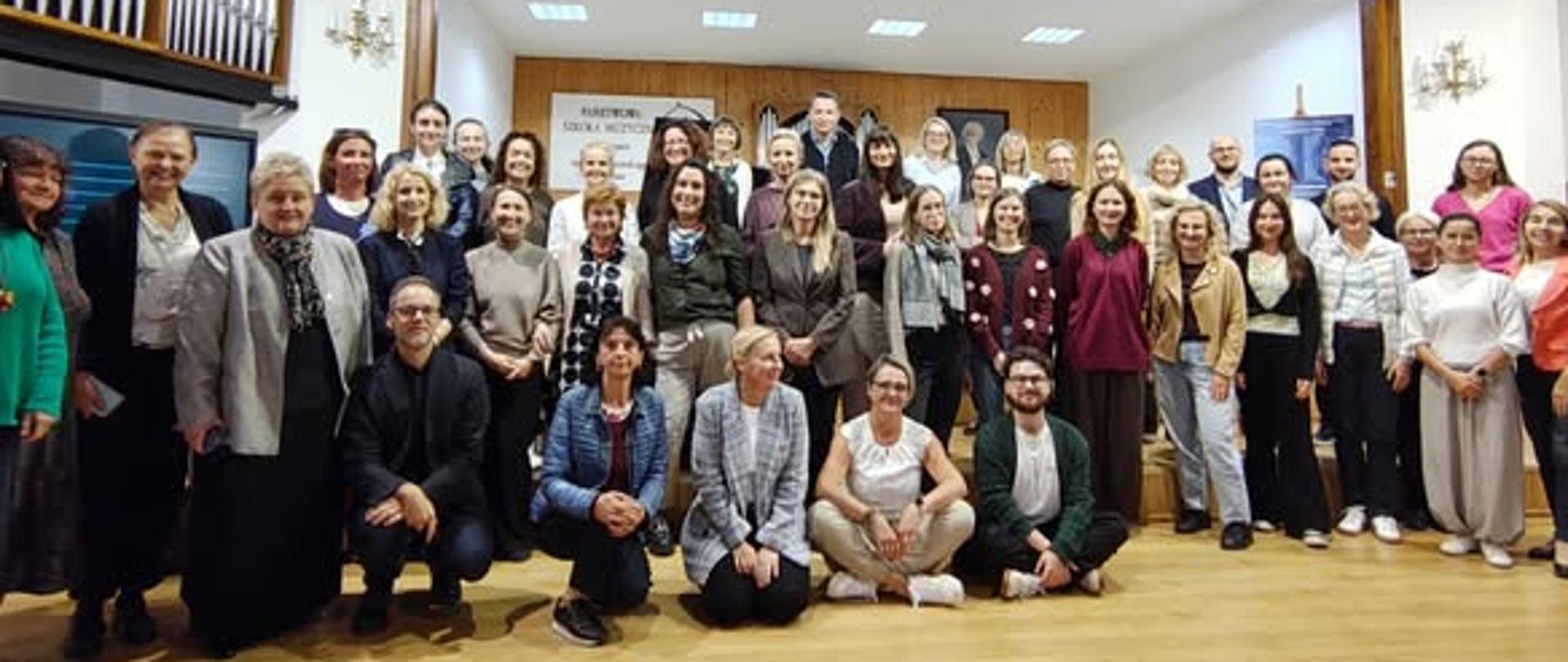 Uczestnicy Konferencji na scenie PSM w Koninie
