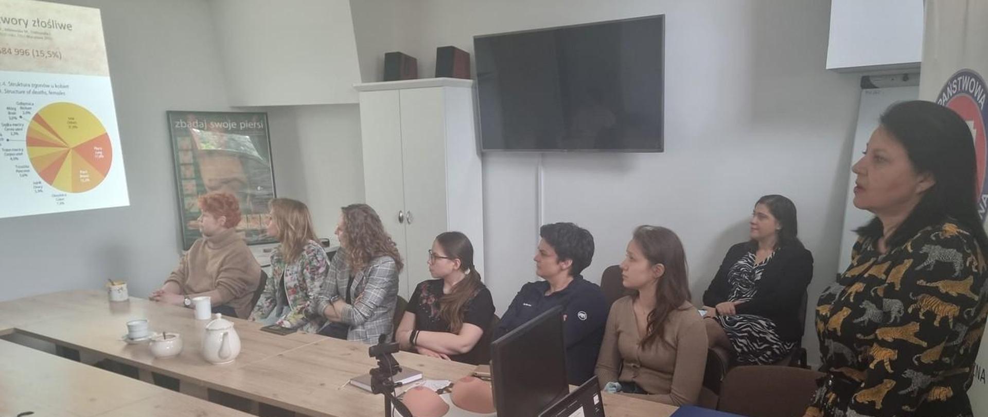 „Co kryją Twoje piersi ?” dla pracowników Powiatowego Inspektoratu Weterynarii w Kaliszu