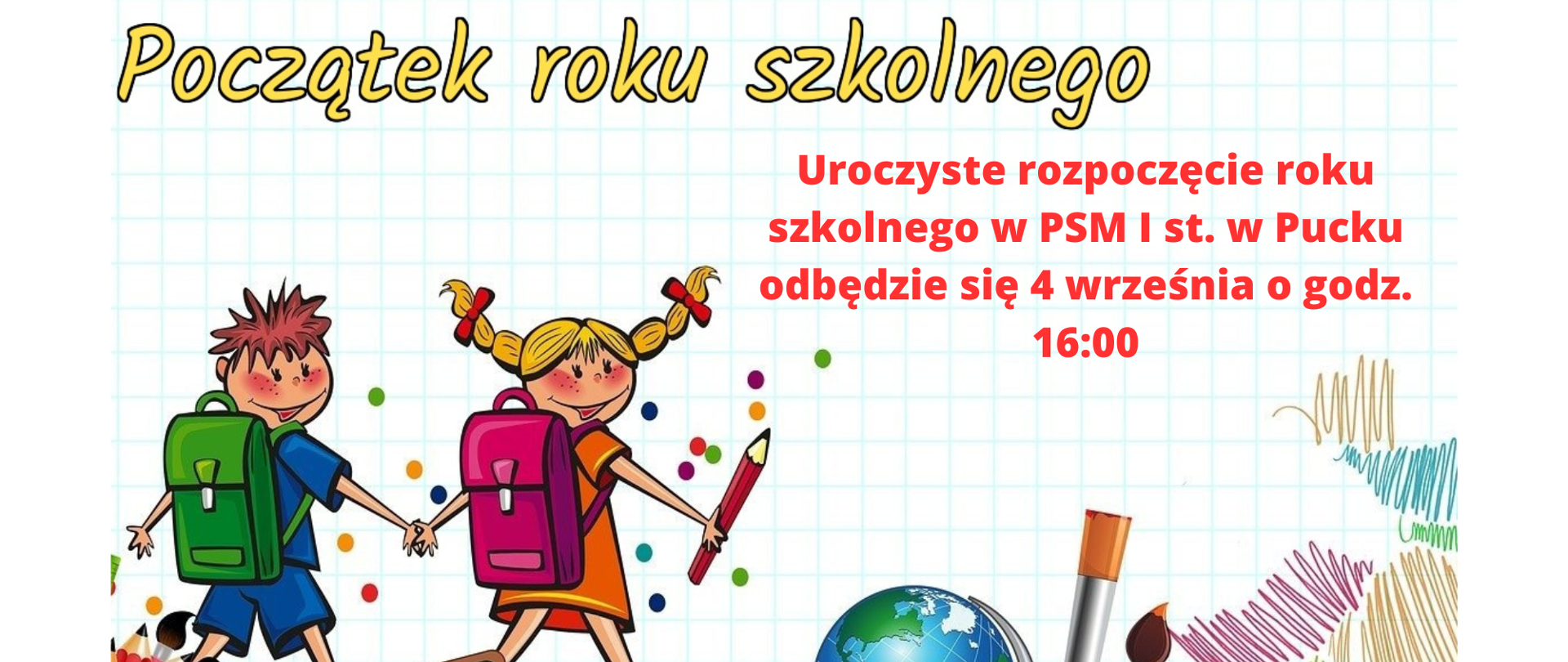 Rozpoczęcie roku szkolnego PSM I st. Pucku