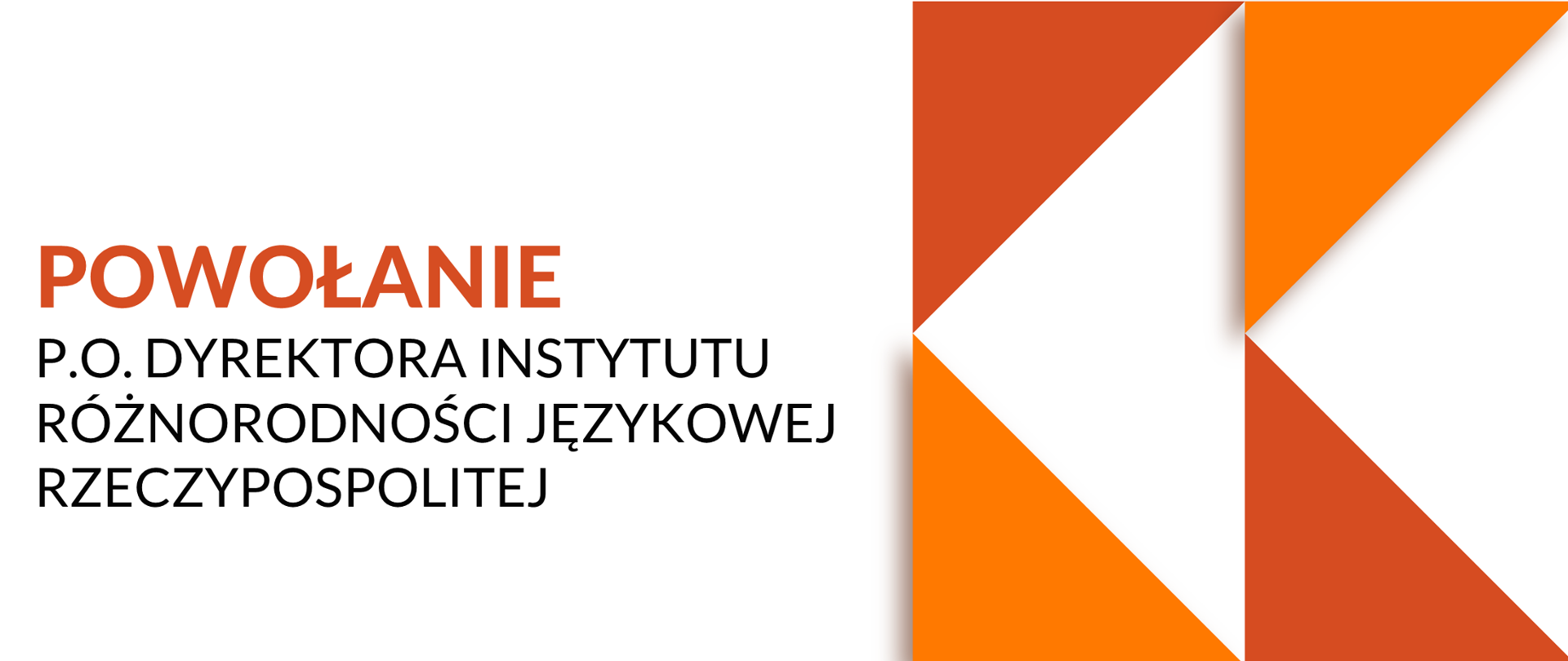 Powołanie p.o. dyrektora IRJRz_grafika