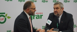Minister udziela wywiadu redakcji Top Agrar
