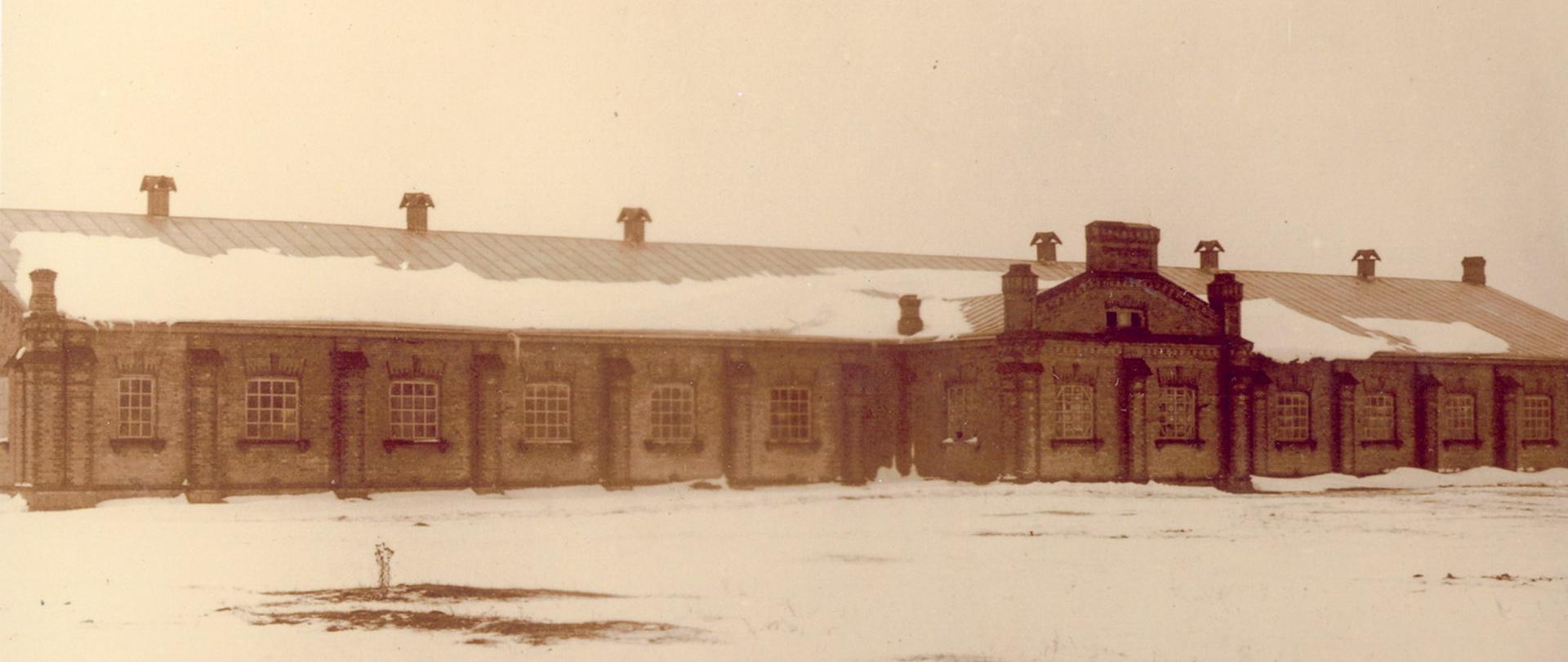 Zdjęcie historyczne budynku KP PSP w Grajewie