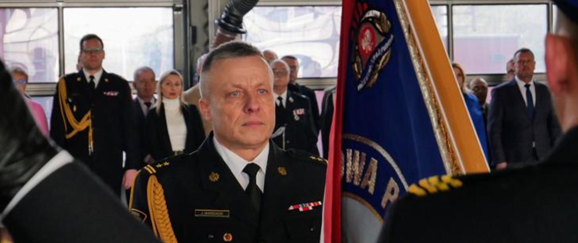 Pożegnanie ze służbą Komendanta Powiatowego PSP w Żaganiu