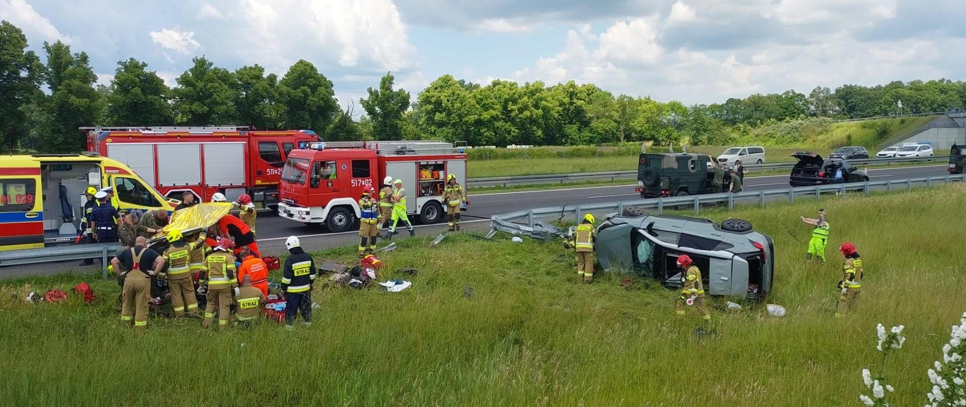 Działania służb ratunkowych