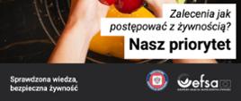 Prawidłowe postępowanie z żywnością
