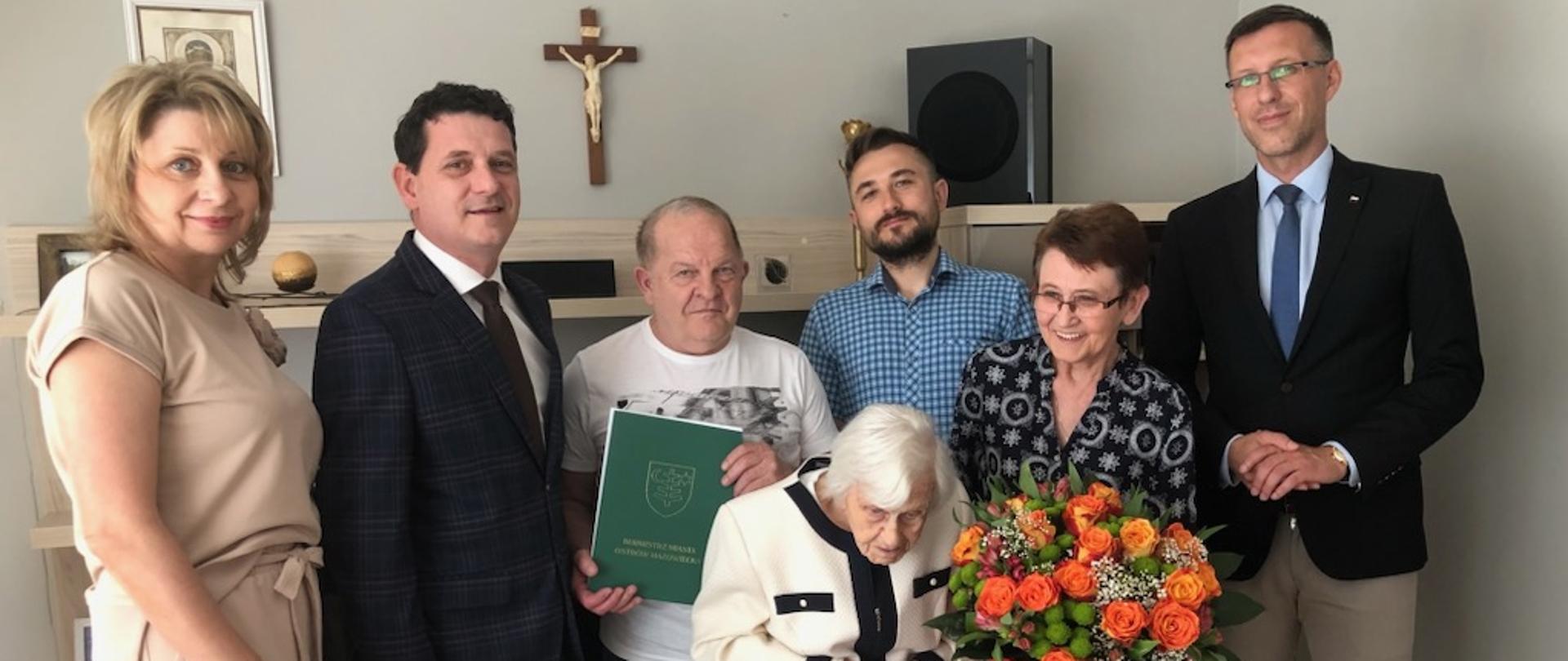 Ostrów Mazowiecka: setne urodzin Pani Haliny Rybińskiej