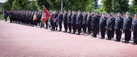Na zdjęciu pododdziały podczas uroczystości