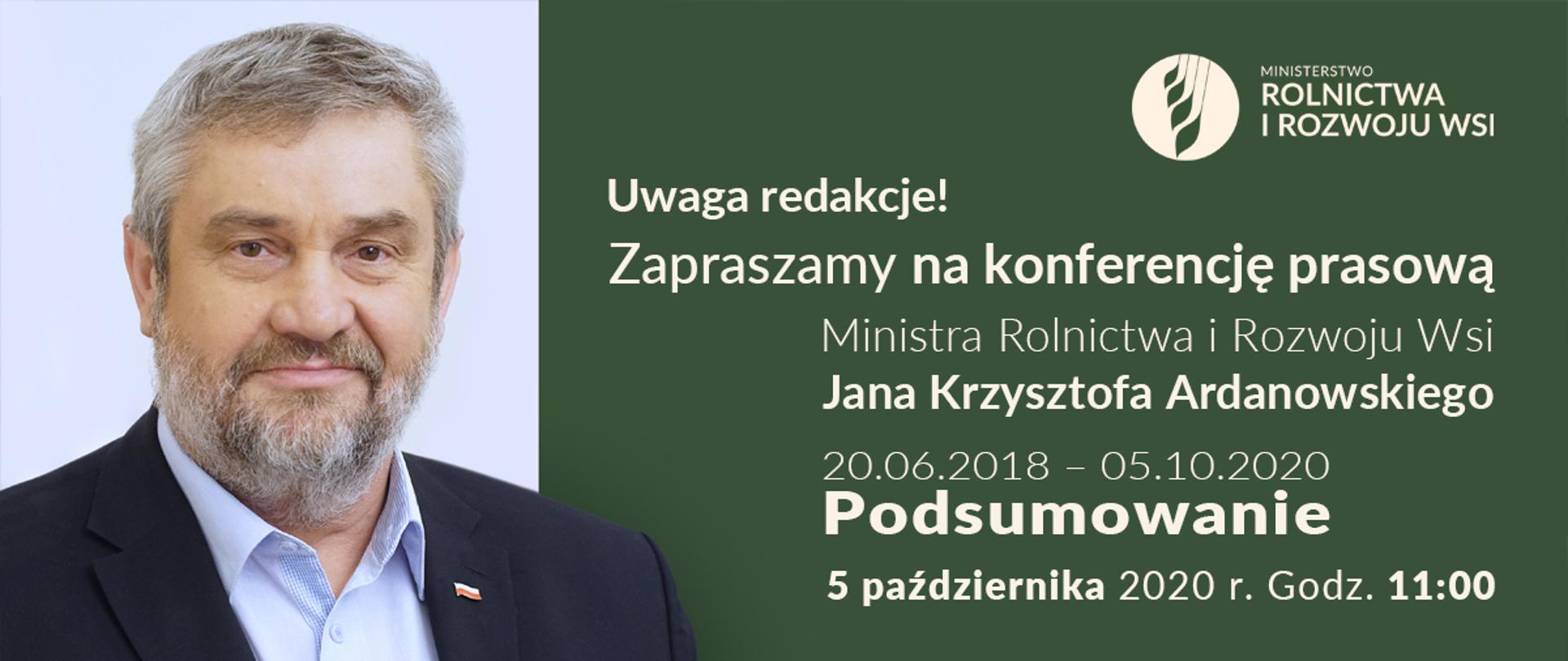 Konferencja podsumowanie pracy w MRiRW