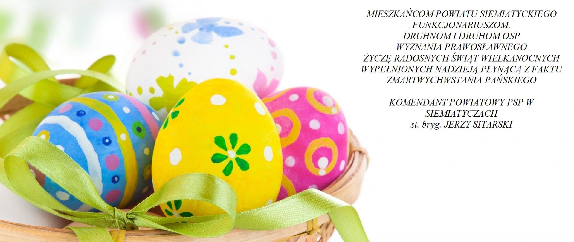 Baner Życzenia Wielkanocne