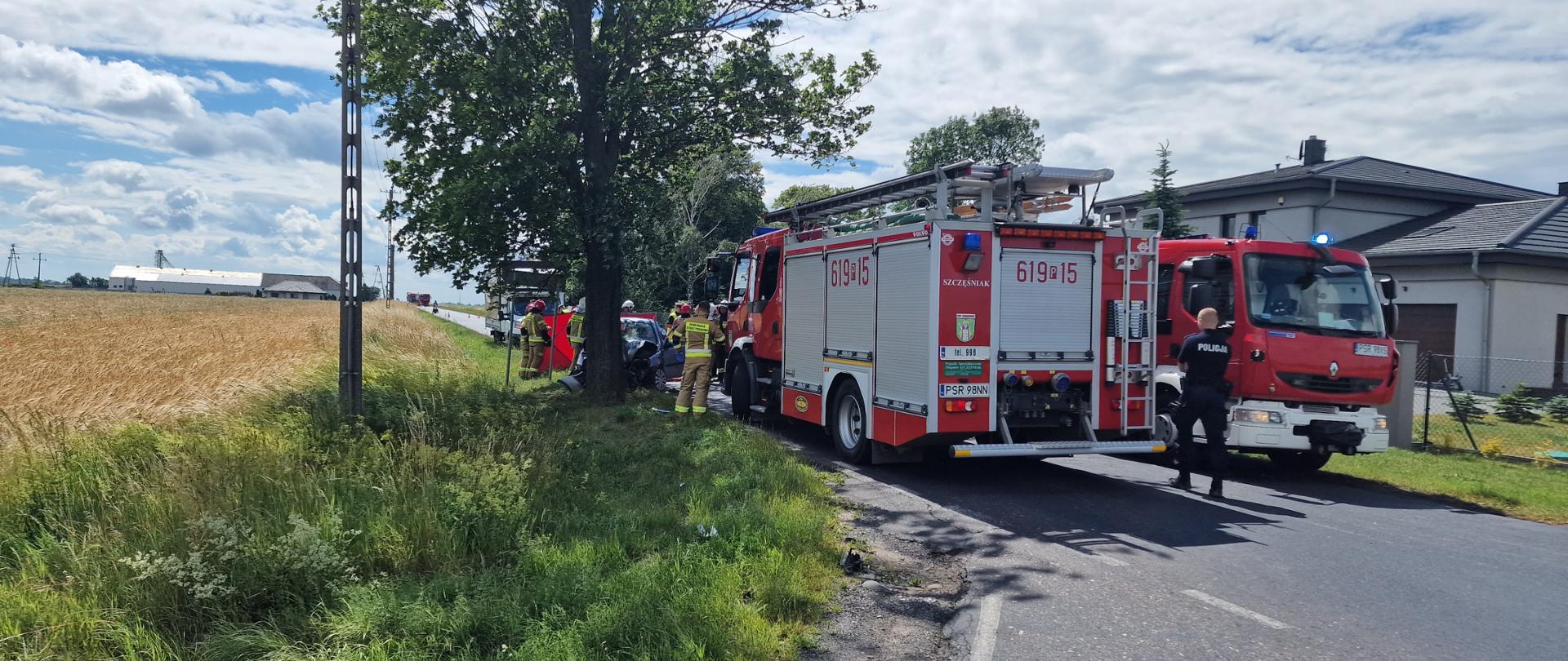 TRAGICZNY WYPADEK W DOMINOWIE