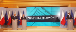 Konferencja prasowa premiera M. Morawieckiego, ministra infrastruktury A. Adamczyka oraz ministra inwestycji i rozwoju J. Kwiecińskiego
