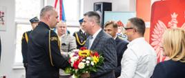 Przejście na zaopatrzenie emerytalne Komendanta Miejskiego PSP w Kaliszu st. bryg. Tomasza Polaka [26.08.2024]