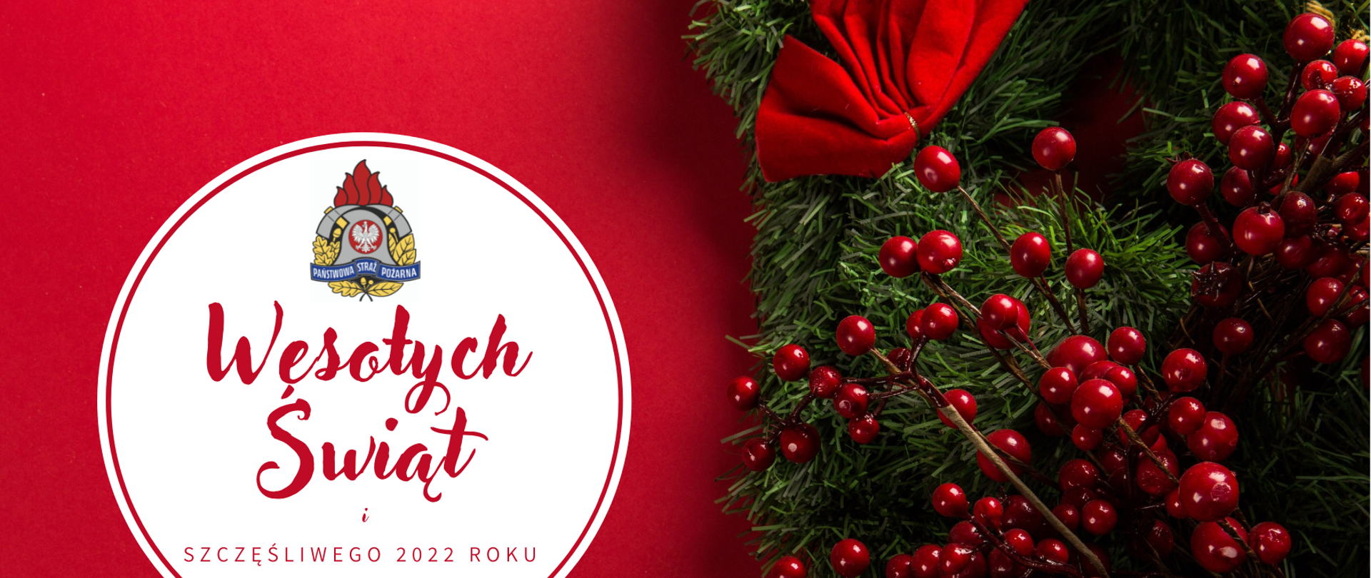 Życzenia świąteczne Komendy Miejskiej PSP w Gliwicach
