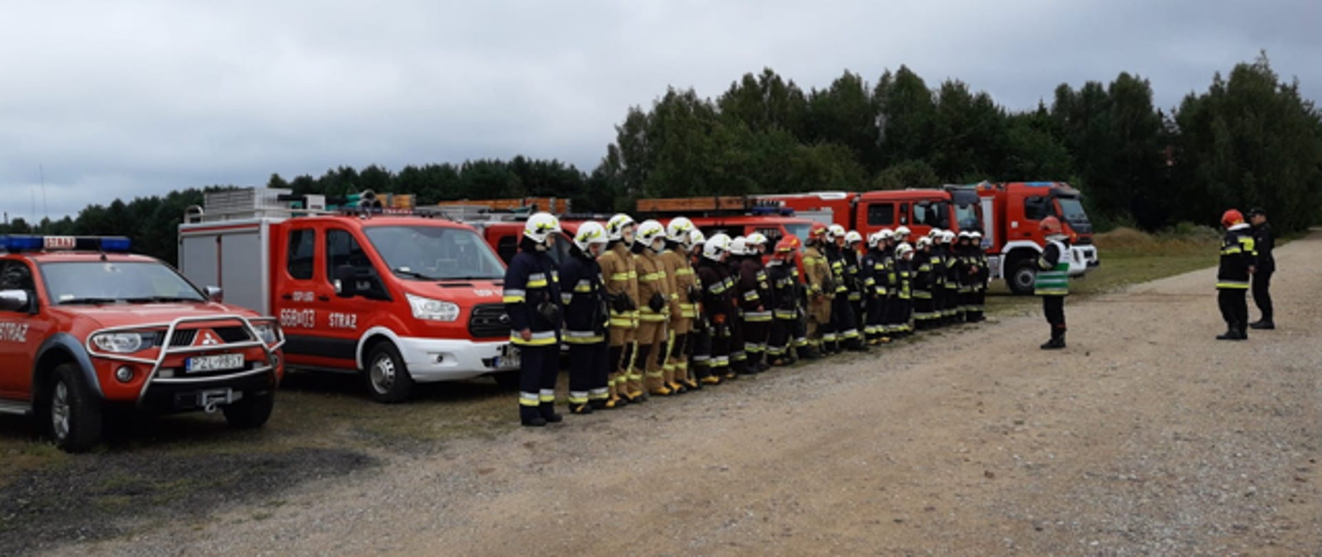 Ćwiczenia na kompleksie leśnym Nadleśnictwa Lipka